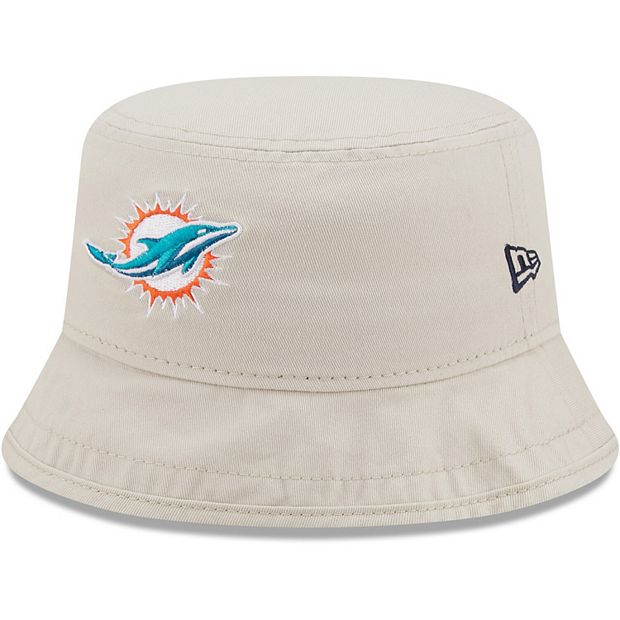 Miami Dolphins New Era Women's Blossom Bucket Hat - Cream