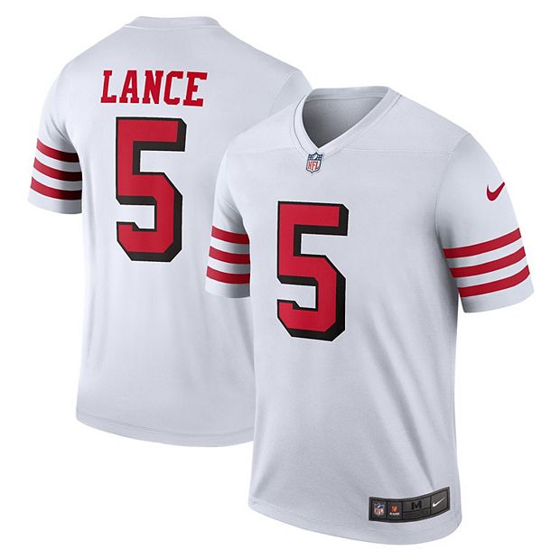 Trey Lance San Francisco 49ers Nike Player Game Jersey - White