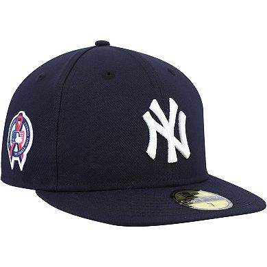 Men's New Era Navy New York Yankees 9/11 Memorial Side Patch 59FIFTY Fitted Hat