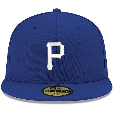 Men's New Era Royal Pittsburgh Pirates White Logo 59FIFTY Fitted Hat
