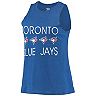 Women's Concepts Sport Light Blue/Royal Toronto Blue Jays Meter Muscle Tank Top & Pants Sleep Set