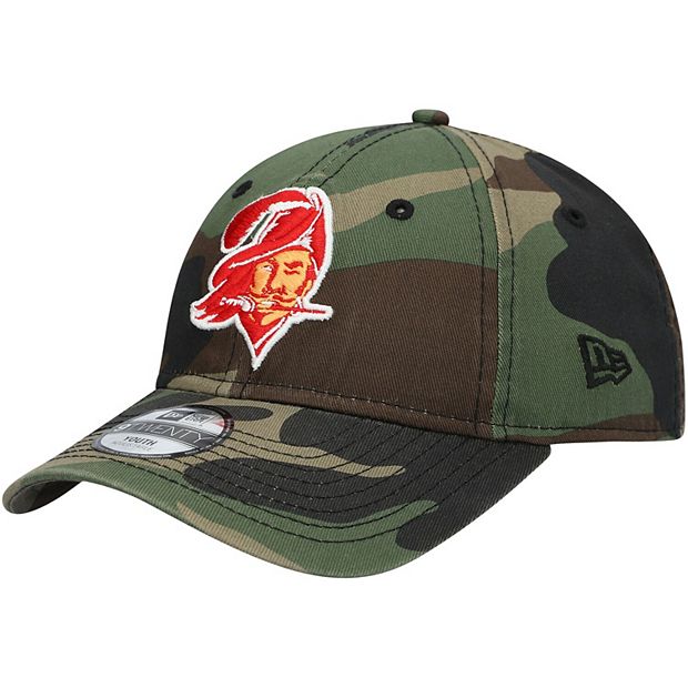 Youth New Era Camo Tampa Bay Buccaneers Historic Core Classic 2.0 9TWENTY  Adjustable Hat