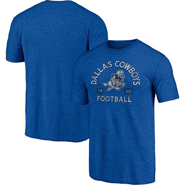 Men's Majestic Heathered Navy Dallas Cowboys Hometown Collection Retro Joe  Tri-Blend T-Shirt