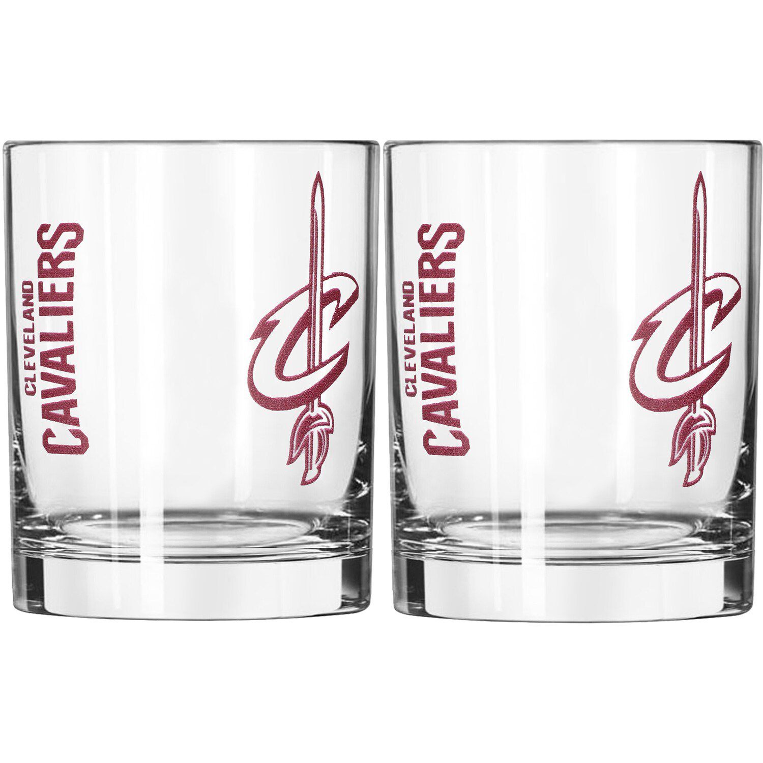 Image for Unbranded Cleveland Cavaliers 14oz. Two-Pack Rocks Glass Set at Kohl's.