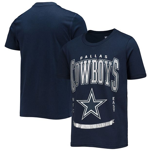 Youth Navy Dallas Cowboys King Me T-Shirt