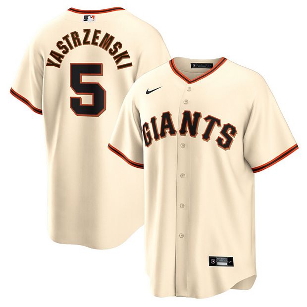 San Francisco Giants Mike Yastrzemski Nike Cream Jersey