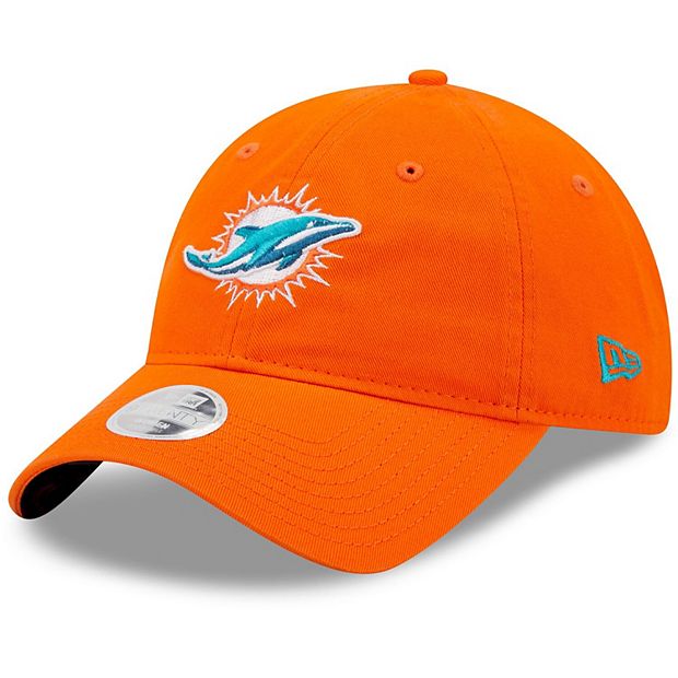 Women's New Era Orange Miami Dolphins Core Classic 2.0 9TWENTY Adjustable  Hat