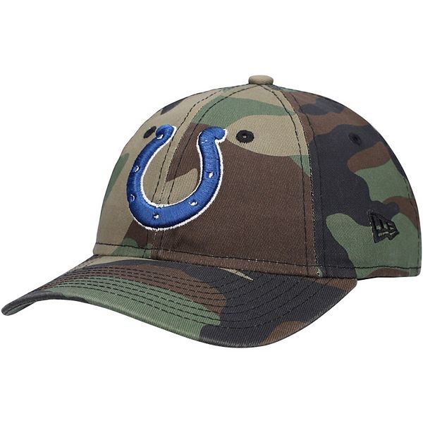 Youth New Era Camo Indianapolis Colts Core Classic 2.0 9TWENTY Adjustable  Hat