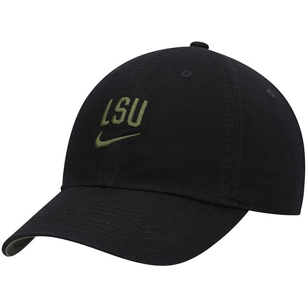 Men's Nike Black LSU Tigers Heritage86 Performance Adjustable Hat