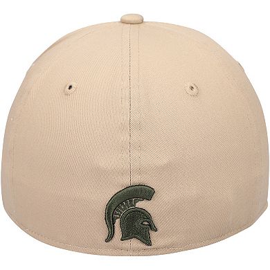 Men's New Era Tan Michigan State Spartans Camel & Rifle 59FIFTY Fitted Hat