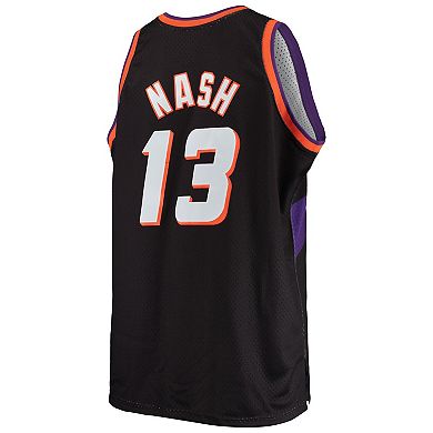 Men's Mitchell & Ness Steve Nash Black Phoenix Suns Big & Tall Hardwood Classics Jersey