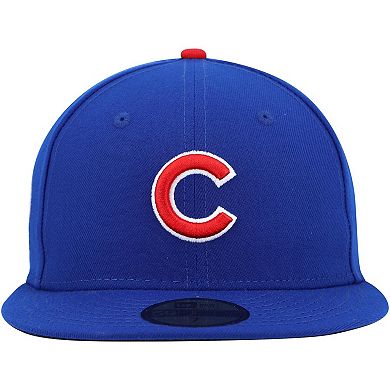 Men's New Era Royal Chicago Cubs 9/11 Memorial Side Patch 59FIFTY Fitted Hat