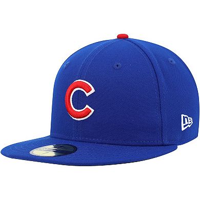 Men's New Era Royal Chicago Cubs 9/11 Memorial Side Patch 59FIFTY Fitted Hat