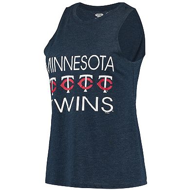 Women's Concepts Sport Red/Navy Minnesota Twins Meter Muscle Tank Top & Pants Sleep Set