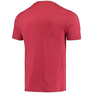 Men's Concepts Sport Heathered Charcoal/Cardinal Arkansas Razorbacks Meter T-Shirt & Pants Sleep Set