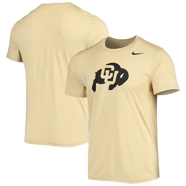 Men's Nike Gold Colorado Buffaloes School Logo Legend Performance T-Shirt