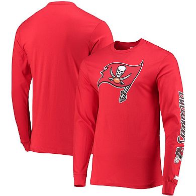 Men's Starter Red Tampa Bay Buccaneers Halftime Long Sleeve T-Shirt