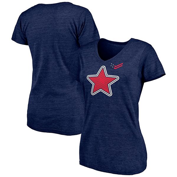 Women's Fanatics Branded Heathered Navy Dallas Cowboys Historic