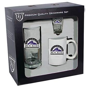 Colorado Rockies 15oz. Stein 11oz. Mug & 2oz. Shot Glass Set