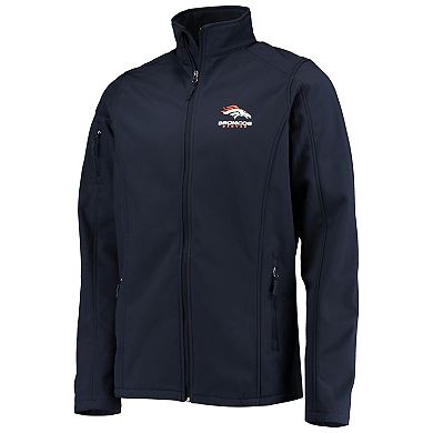 Men's Dunbrooke Navy Denver Broncos Big & Tall Sonoma Softshell Full-Zip Jacket