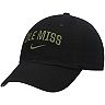 Men's Nike Black Ole Miss Rebels Heritage86 Performance Adjustable Hat