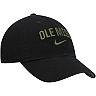 Men's Nike Black Ole Miss Rebels Heritage86 Performance Adjustable Hat