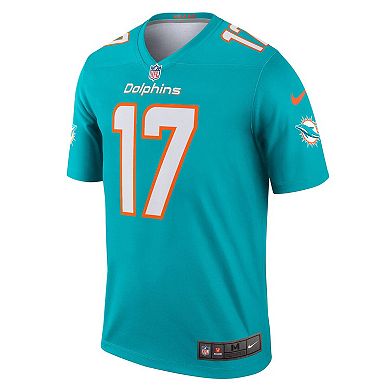 Men's Nike Jaylen Waddle Aqua Miami Dolphins Legend Jersey