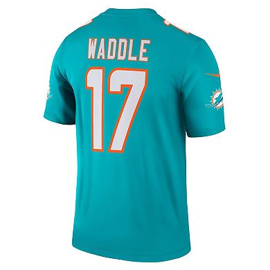 Men's Nike Jaylen Waddle Aqua Miami Dolphins Legend Jersey