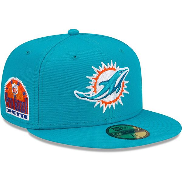 Miami Dolphins Hat Baseball Cap Fitted NFL Football XL Retro Men Breast  Cancer