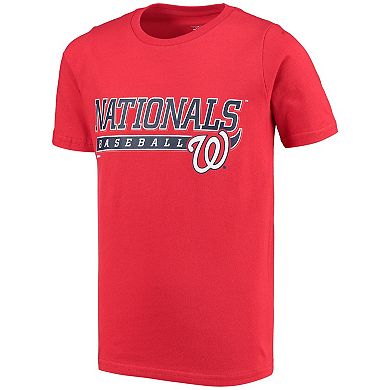 Youth Red Washington Nationals Take the Lead T-Shirt