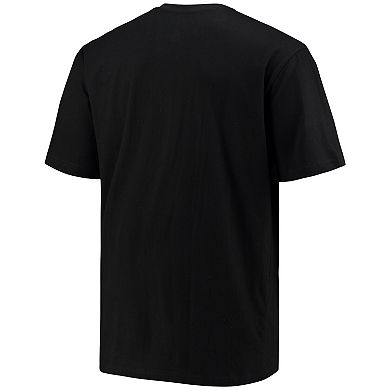 Men's Champion Black Florida State Seminoles Big & Tall Arch Over Wordmark T-Shirt