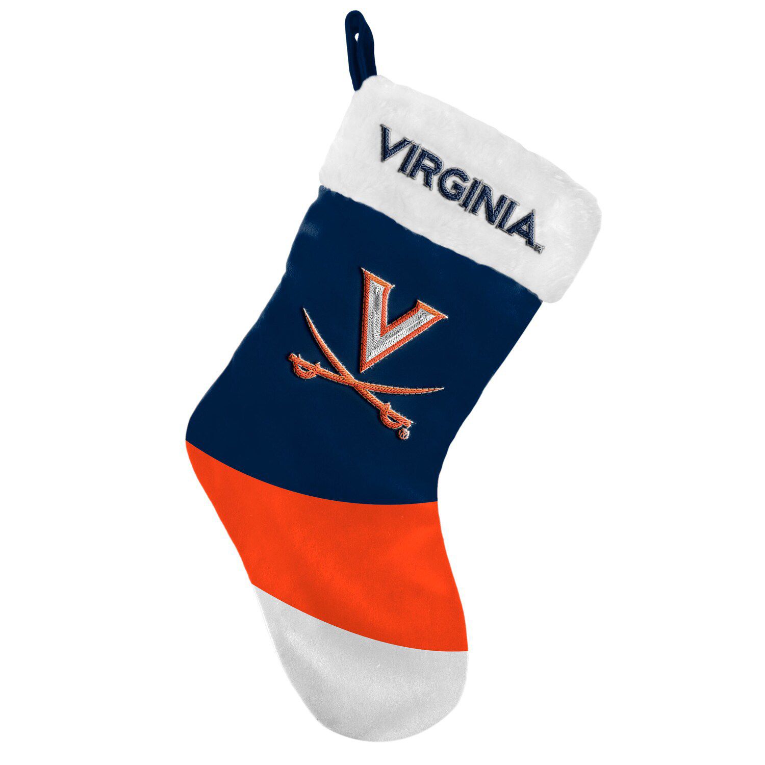 Image for Unbranded FOCO Virginia Cavaliers Colorblock Stocking at Kohl's.