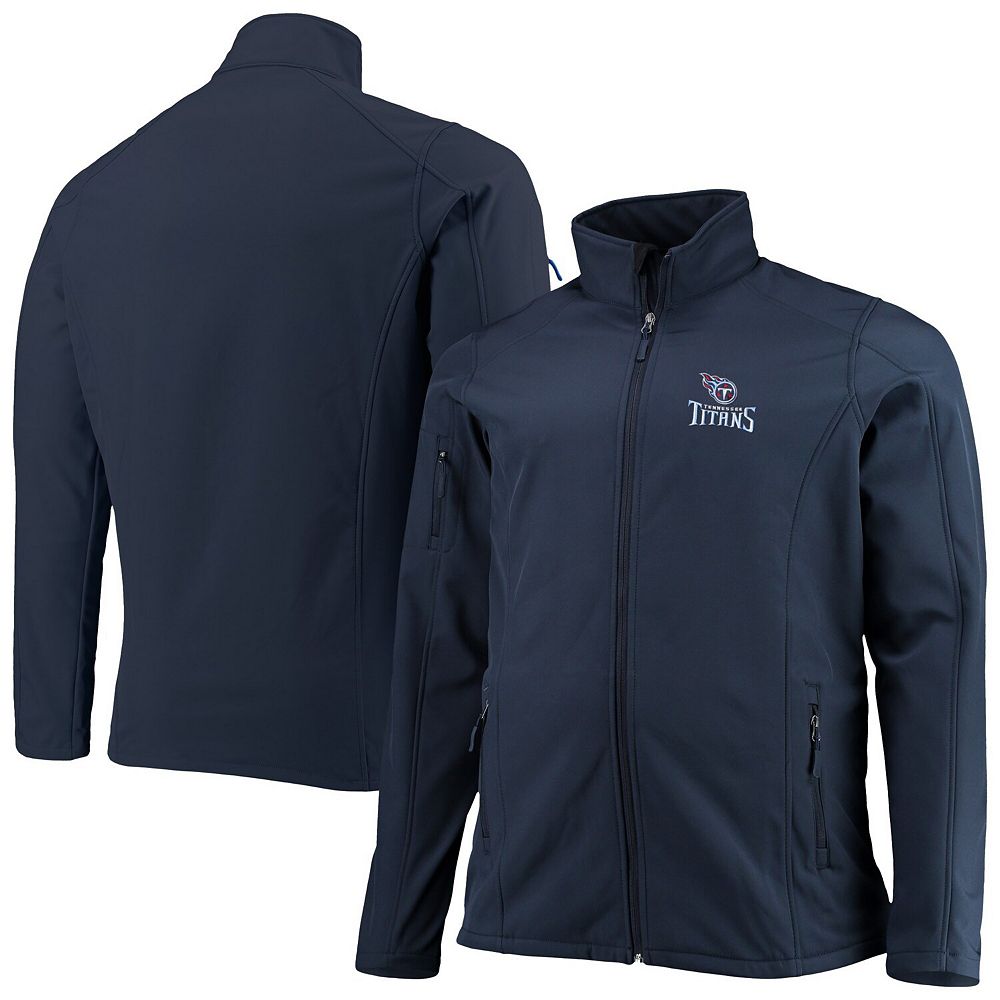 Men's Dunbrooke Navy Tennessee Titans Big & Tall Sonoma Softshell Full ...