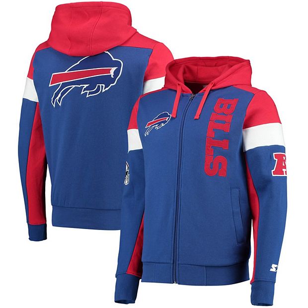 Youth Red Buffalo Bills Fan Gear Prime Pullover Hoodie