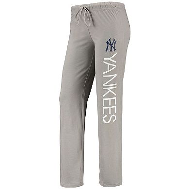 Women's Concepts Sport Gray/Navy New York Yankees Meter Muscle Tank Top & Pants Sleep Set