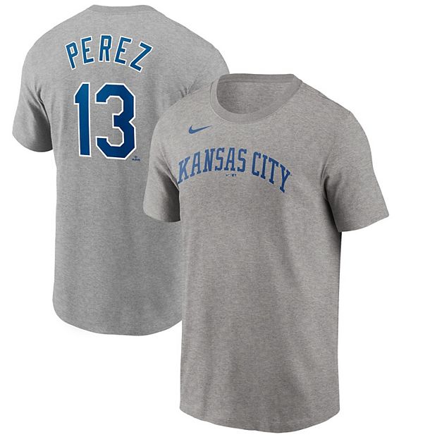 Kansas City Royals Salvador Perez Youth White Home Baseball Jersey