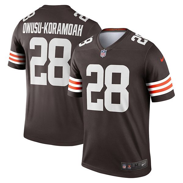 Men's Nike Jeremiah Owusu-Koramoah Brown Cleveland Browns Game Jersey