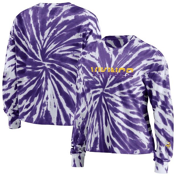 Women's WEAR by Erin Andrews Purple Minnesota Vikings Tie-Dye