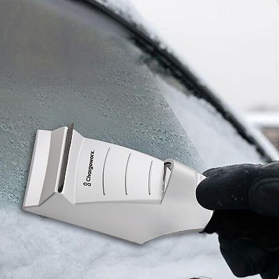 Totes Electric 12 Volt Heated Ice Scraper for Car Auto Truck Boat