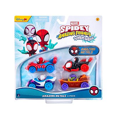 Marvel Spidey & Friends 4-pk. Amazing Metals Vehicle Set