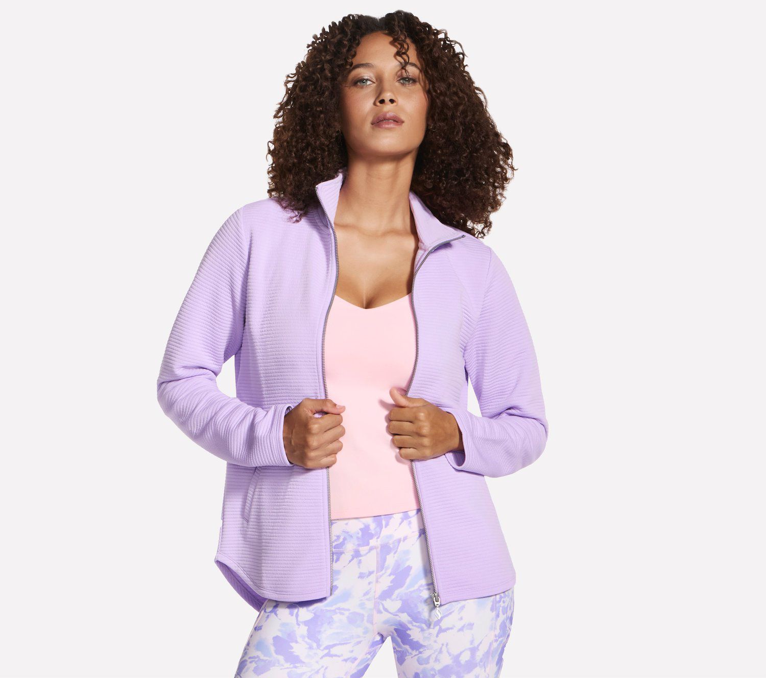 Women's Skechers® The Go Walk® Ottoman Cozy Fit Scoop Hem Jacket