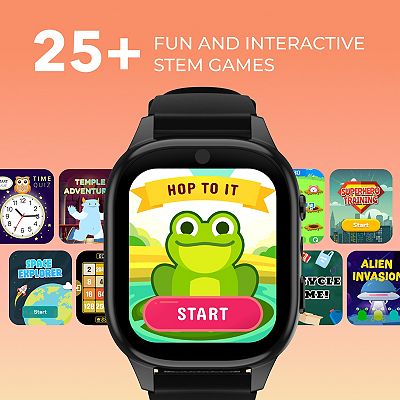 その他 Play for Keeps wgteh8f Playzoom 4 Kids Smartwatch with 25 STEM Games, Camera & Bluetooth