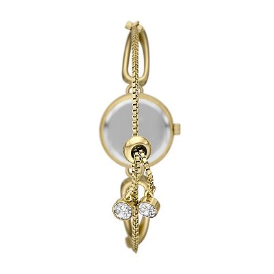 Kohl\'s Gold-Tone Mother-of-Pearl Floral Bracelet Watch Jessica Carlyle Women main image 3