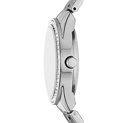 Watches Shop Fossil Smartwatch Kohls Folio Women's Silver Tone