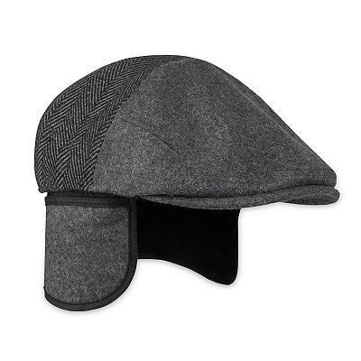Men's Dockers Wool Blend Watchman Ivy Cap With Ear Flaps