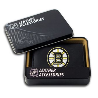 Boston Bruins Leather Trifold Wallet