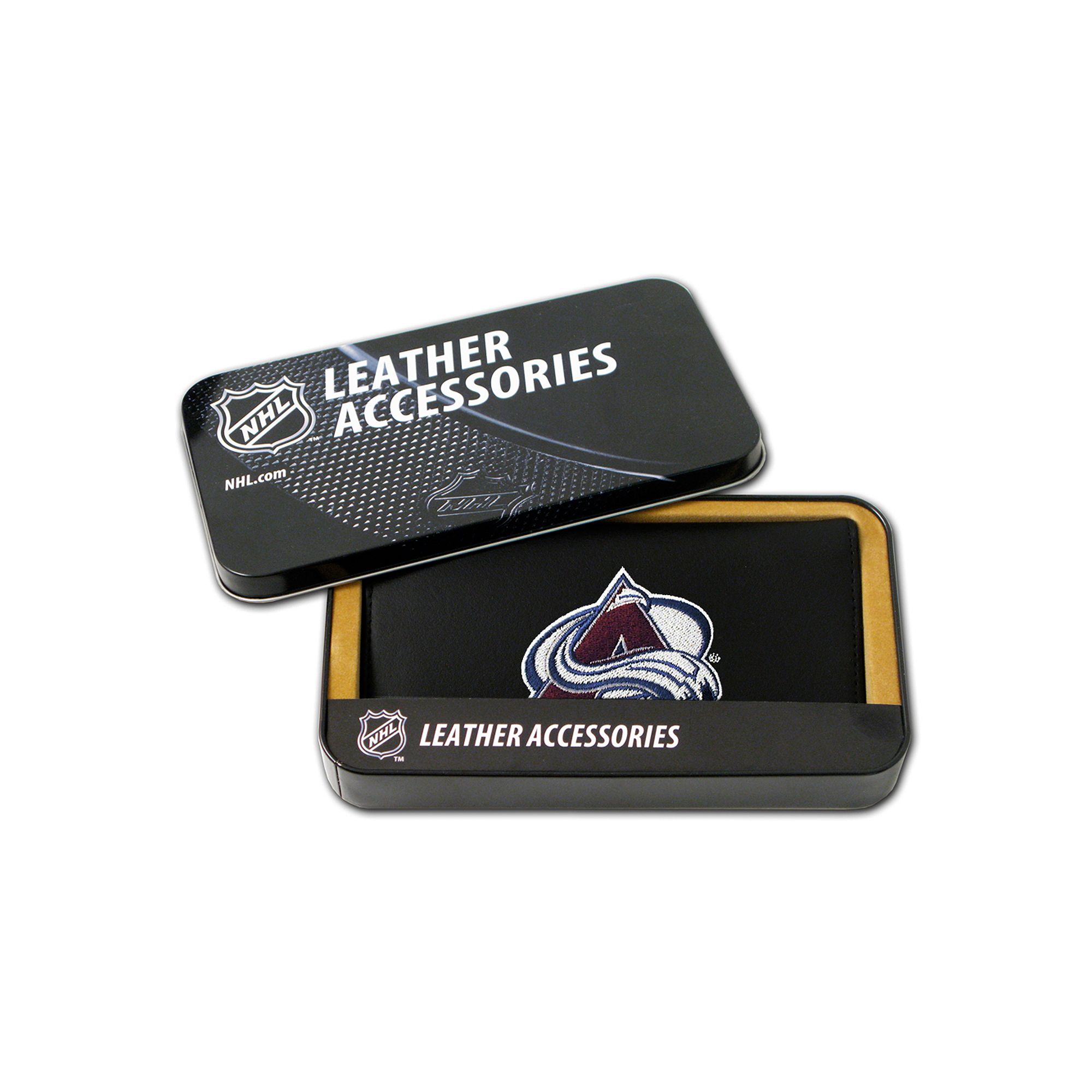 Colorado Avalanche Leather Trifold Wallet, Multicolor