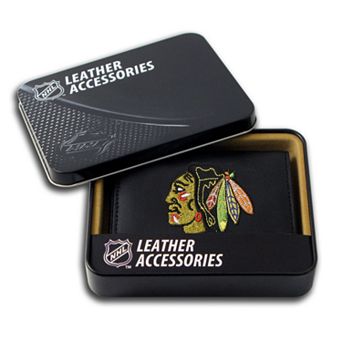 Chicago Blackhawks Leather Trifold Wallet
