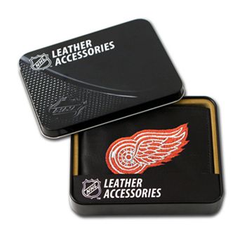 Detroit Red Wings Leather Trifold Wallet