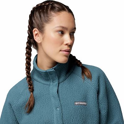 Women's Columbia Jasper Ridge Pebbled Fleece Full Snap Jacket